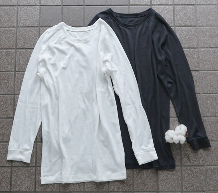 《新商品》メンズクルーネック長袖Tシャツが新発売！の写真